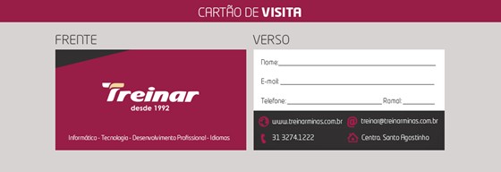 Material Gráfico: Treinar Minas